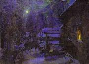 Moonlit Night. Winter Konstantin Alekseevich Korovin